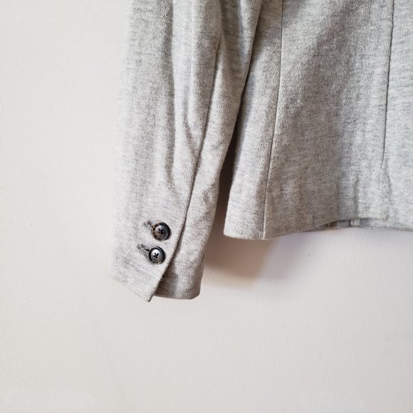 Banana Republic Light Grey Cotton Blazer XS Petite - Picture 6 of 6